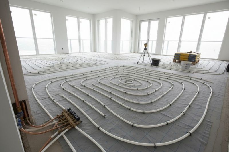 In Floor Heating Installation